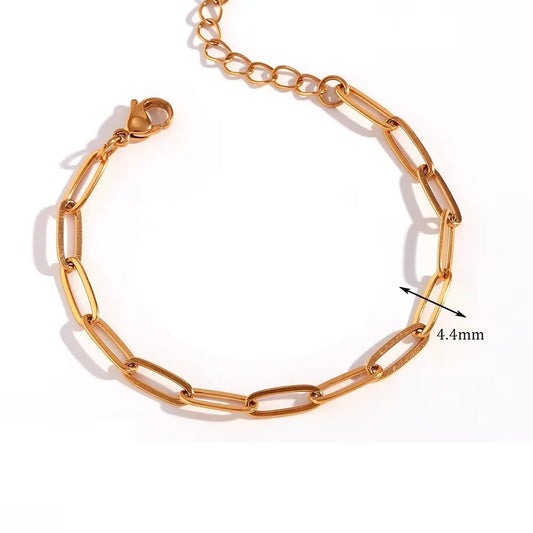 Paperclip Gift Set - Necklace and Bracelet