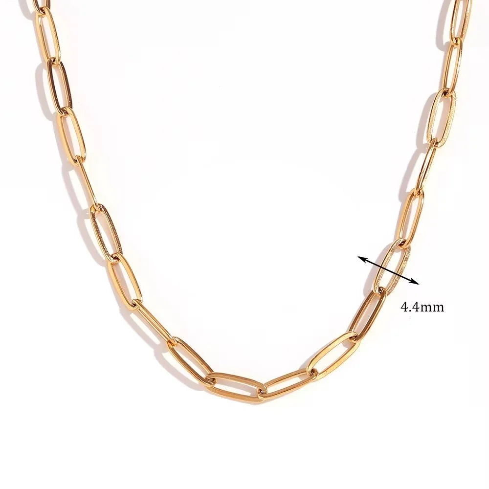 Paperclip Gift Set - Necklace and Bracelet