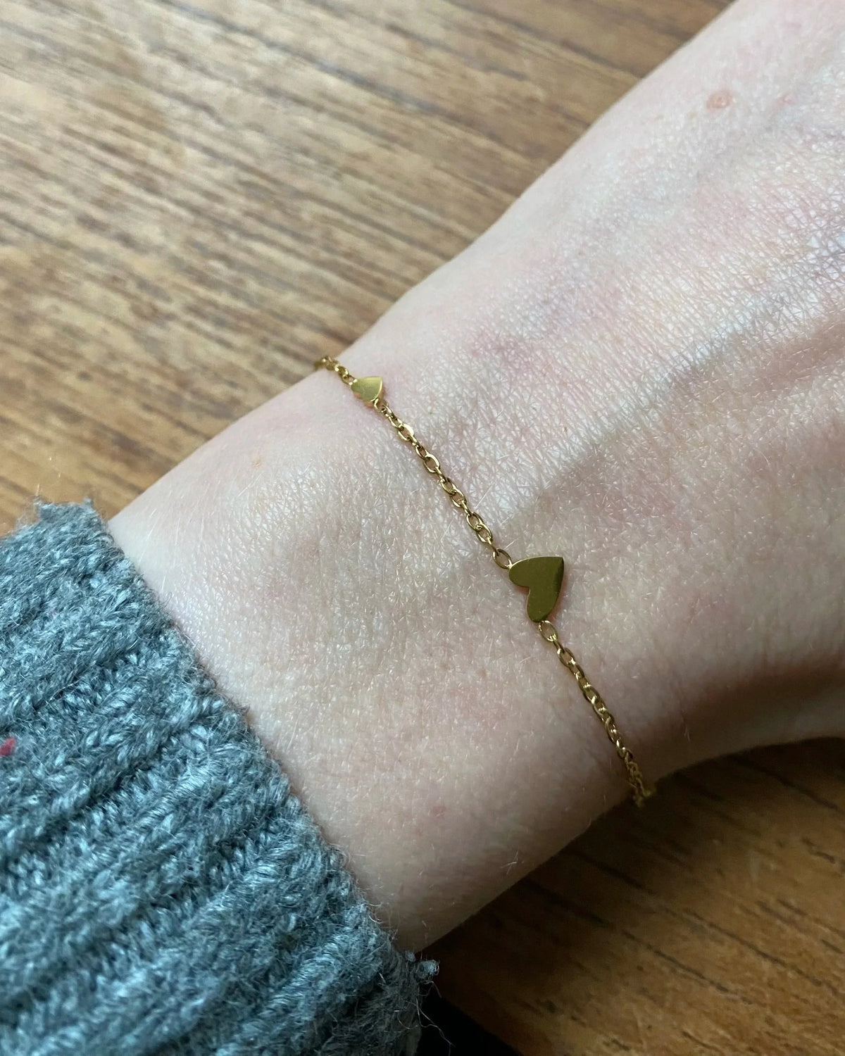 Heart Bracelet Gold