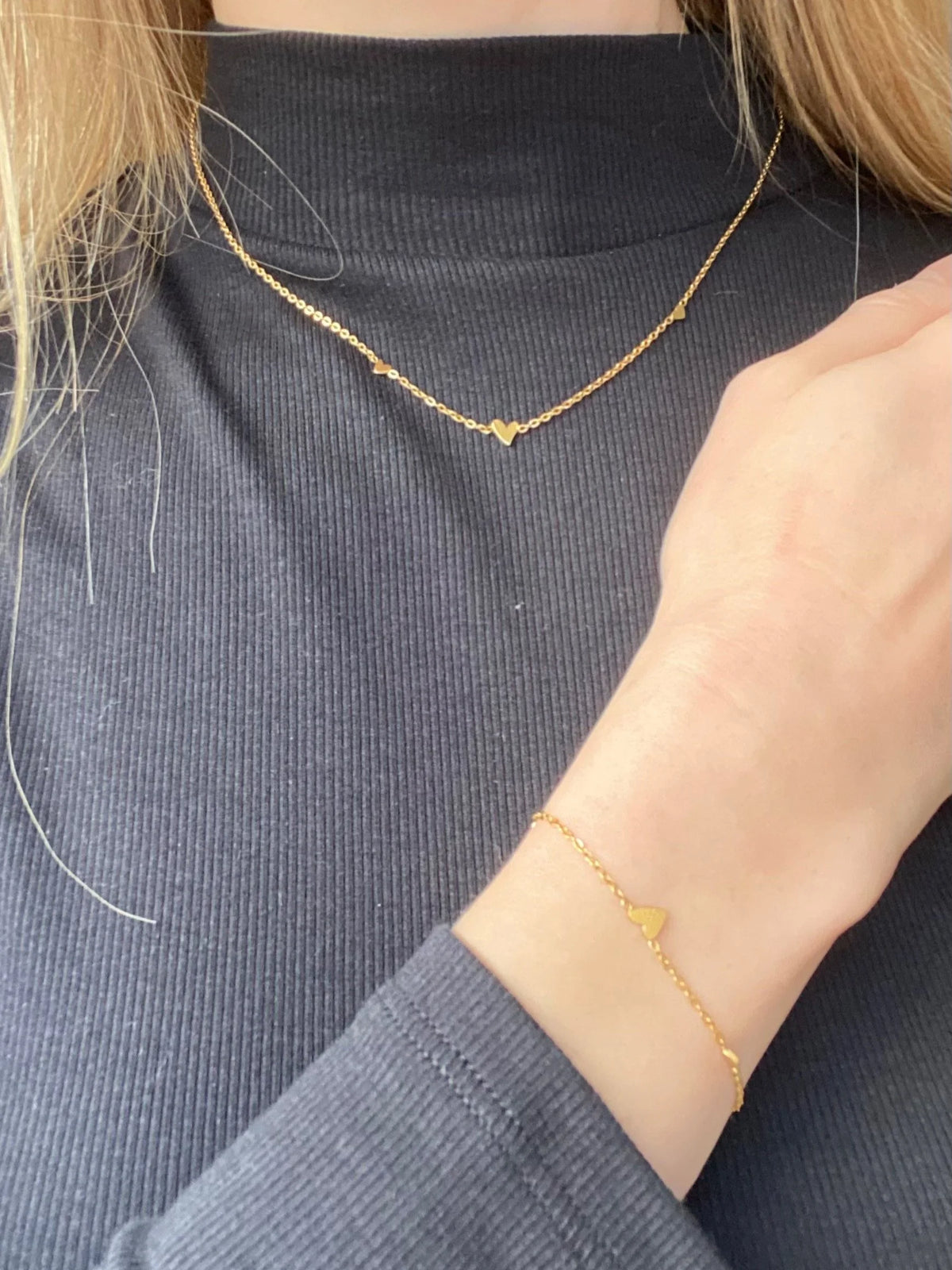 Heart Bracelet Gold