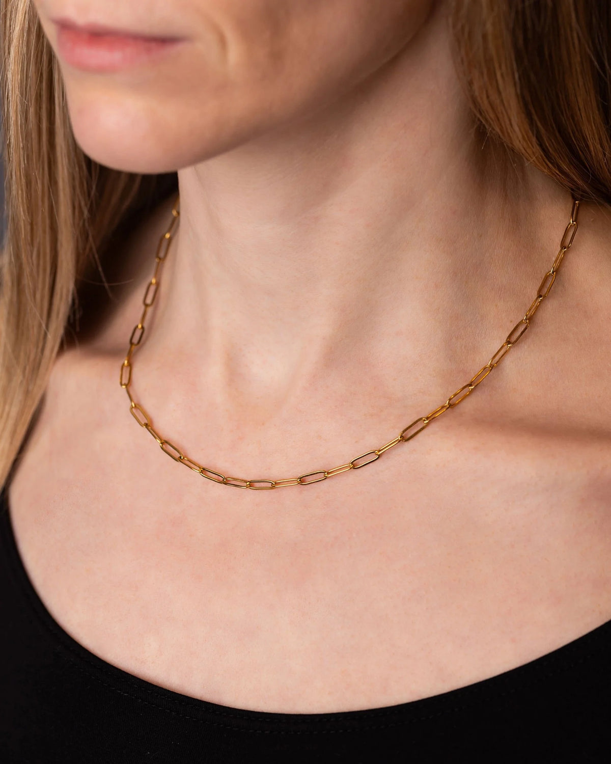 Paperclip Gift Set - Necklace and Bracelet
